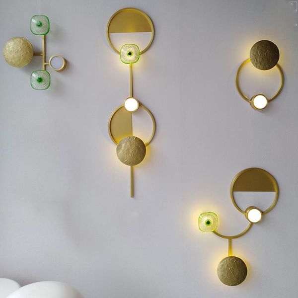 

wall lamp modern penteadeira crystal dining room aisle living bedroom home deco