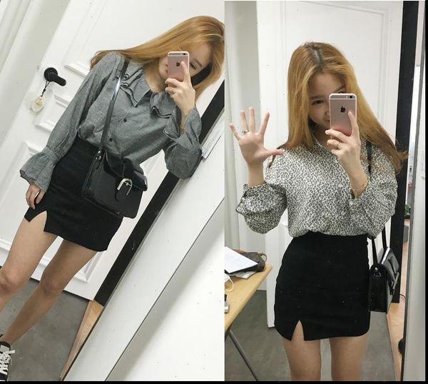 

women skirts fashion office formal pencil skirt spring summer elegant slim front slit midi black red ol s