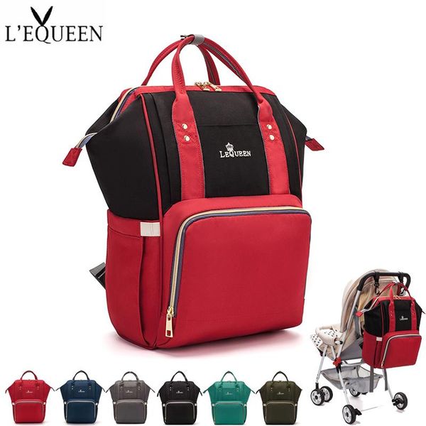 

diaper bags lequeen large capacity baby nappy changing backpack mummy maternity for care waterproof