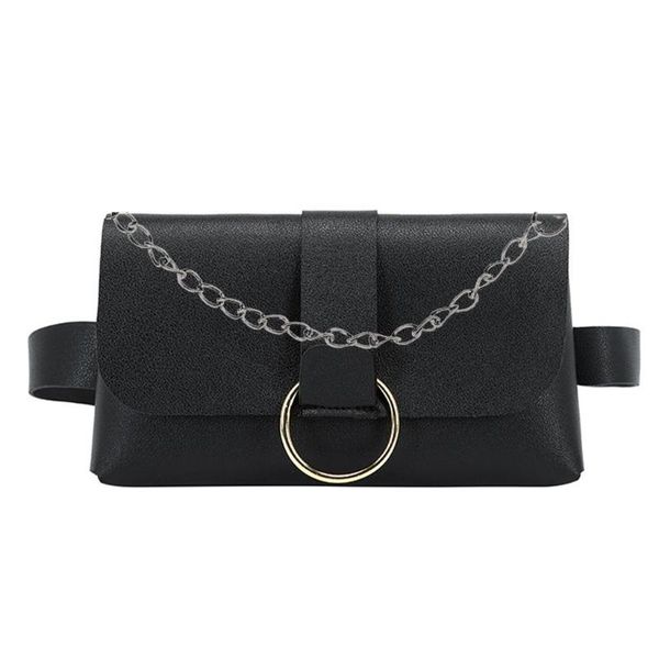 

women mini envelope waist bag pu leather clutch cell phone purse chest bags
