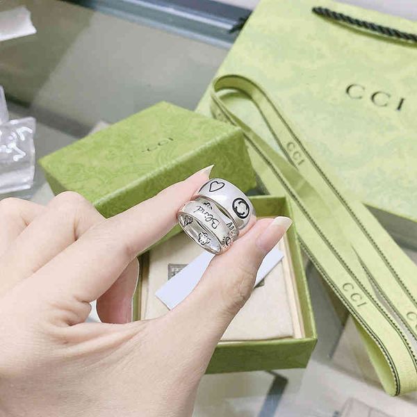 

925 silver elf fearless flower and bird couple ring