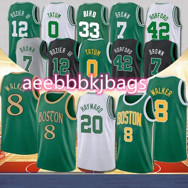 

ncaa kemba 8 walker men college basketball jayson 0 tatum gordon 20 hayward jaylen 7 brown larry new jerseys, Black;red