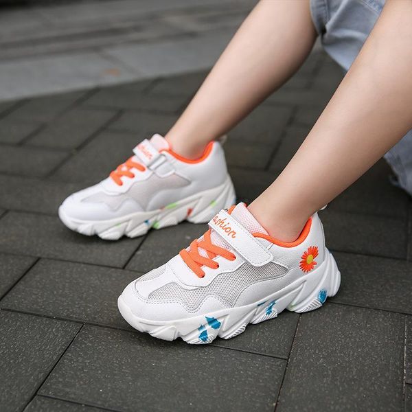 

autumn rainbow shoes korean trend boys and girls casual kids for girl sneakers fashion athletic & outdoor, Black