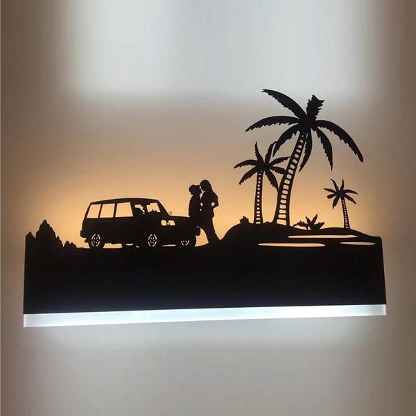 

wall lamps cartoon led light black lamp sconce lighting for living room bedside bedroom mirror