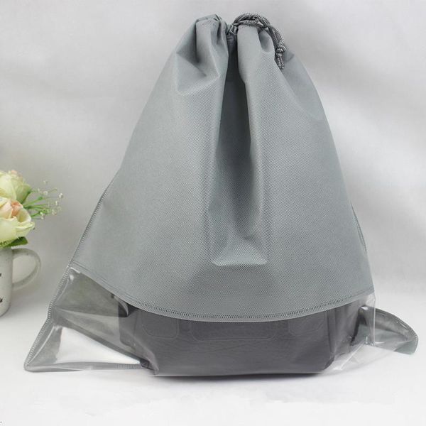 

storage bags 3 size travel bag for shoes clothes drawstring men women non-woven dust traveling organizer packing cube