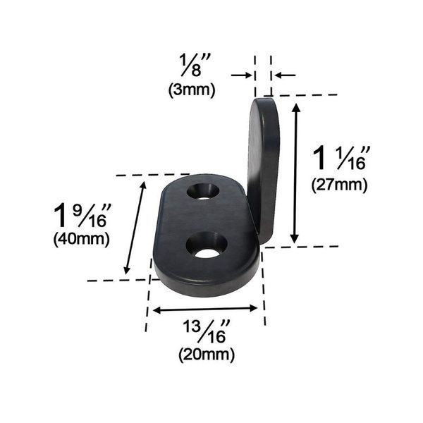 

craft tools 2pcs floor guides barn door heavy duty sliding steel wall anchors