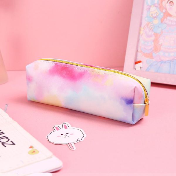 

cosmetic bags & cases cute little fresh art bag female girl heart dream colorful series pencil case stationery storage