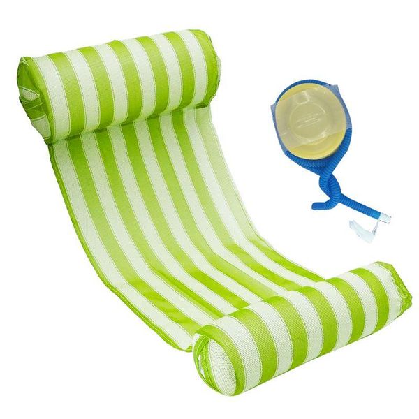 

pool lounger float hammock inflatable rafts swimming air floating chair drop floats & tubes
