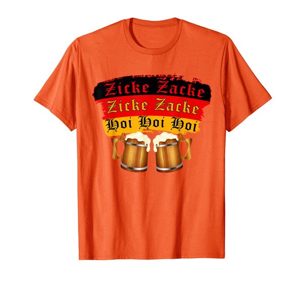 

German Oktoberfest Zicke Zacke Hoi Tee Funny German Beer T-Shirt, Mainly pictures