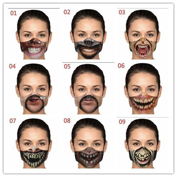 

dust 3d printing clown digital mask