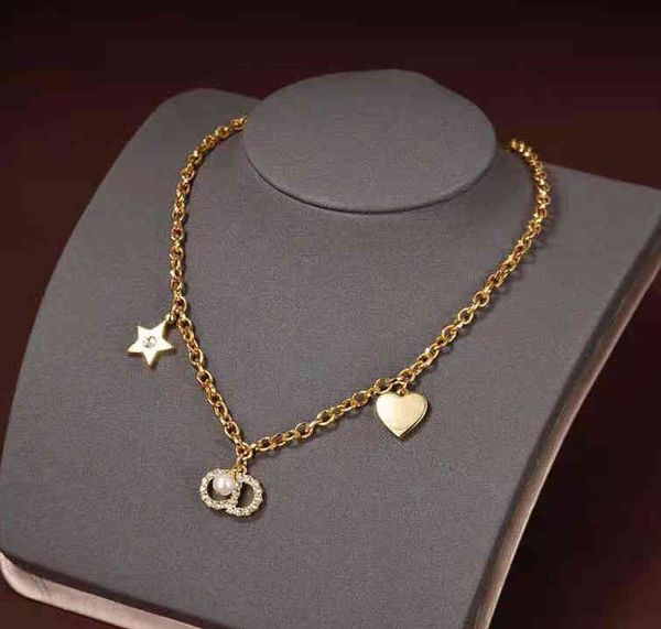 

factory specials aa 2021 new temperament love star necklace size pearl band diamond bracelet, Silver