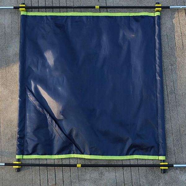 

portable badminton mesh holder lightweight foldable rack for any surface drop sets