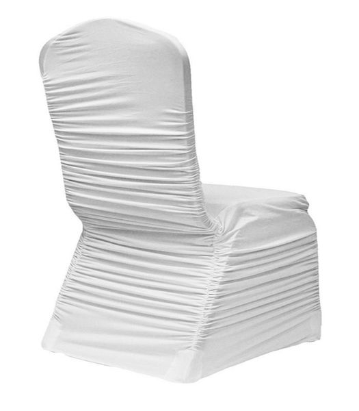 

chair covers 100pcs/lot ruffle cover spandex lycra for wedding marious