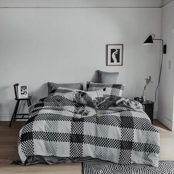 

bedding sets 100% cotton luxury set black and white comfort designer