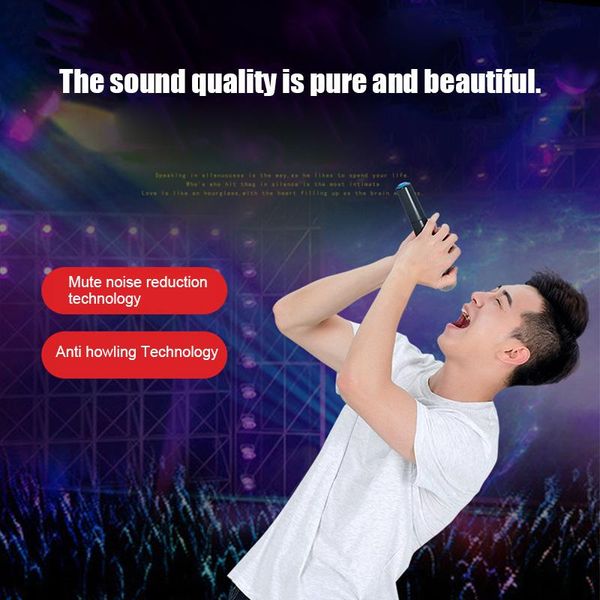 

wireless microphone handheld dynamic vocal voice 2-in-1 lhb99 microphones