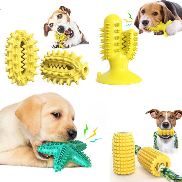 

pet suppli dog bite ge toy cactus with rope molar stick toothbrush