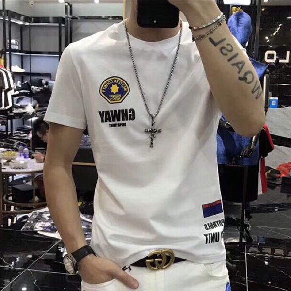 

Men's Designer T Shirt 2021 Fashion Knitted Mens Classic TShirt Top