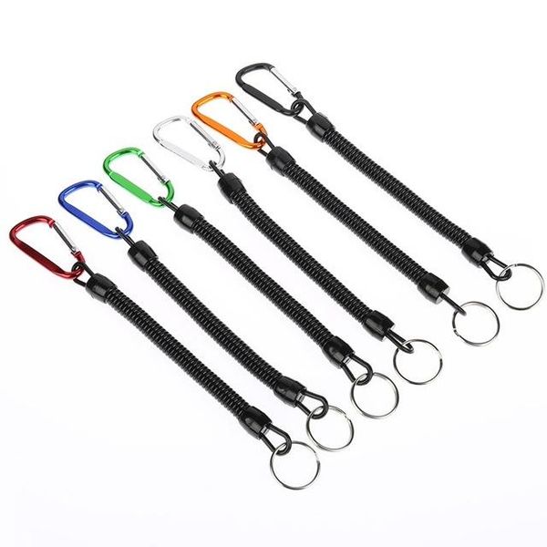 

fishing accessories 6 pcs/lot outdoor lanyards rope coiled fish missed pole rod protector secure plier grip tackle tools
