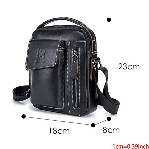 

duffel bags leather shoulder bag briefcase - men messenger bag, satchel retro classic pouch, business handbag 066f