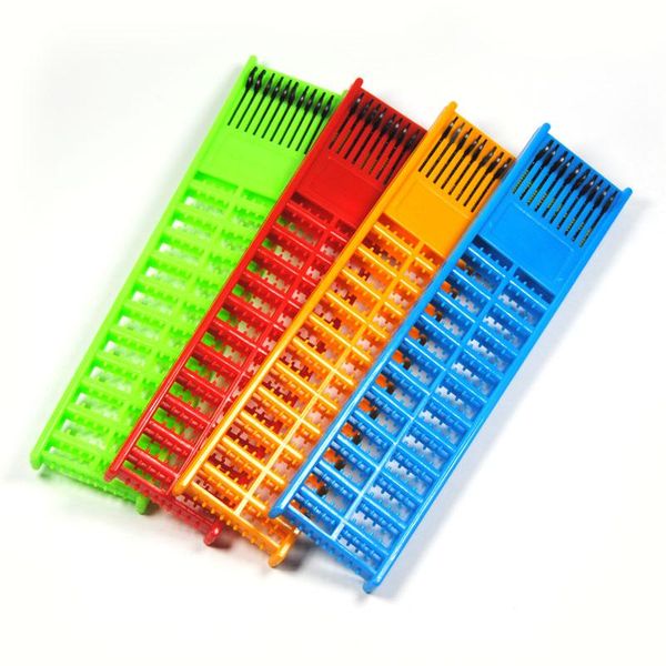 

[10 pieces] double faces plastic fishing rig leader winder board leaders store spools carp winders accessories