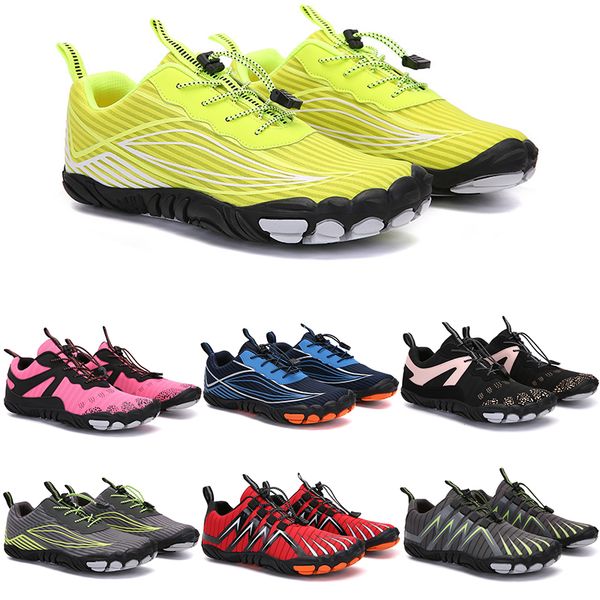 

2021 four seasons five fingers sports shoes mountaineering net extreme simple running, cycling, hiking, green pink black rock climbing 35-45