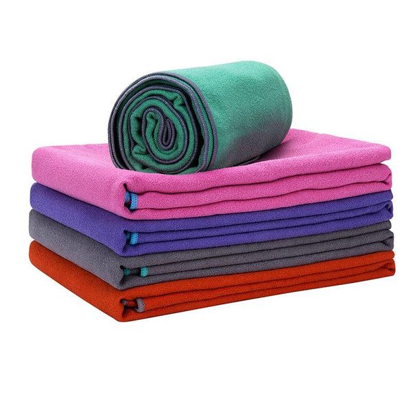 

183cm superfine fiber yoga cloth dance mat environmental protection antiskid fitness solid color blanket 4mm mats