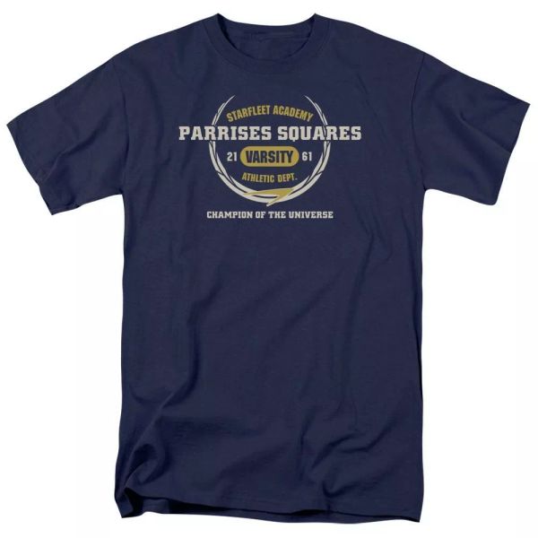 

star trek parrises squares t-shirt sizes s-3x new, White;black