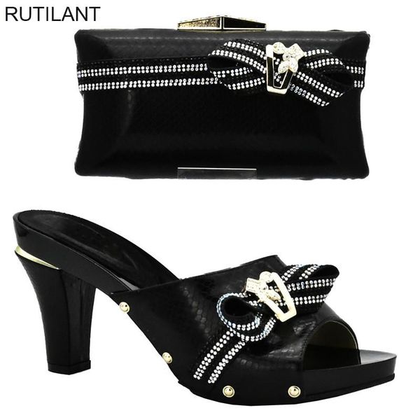 

dress shoes latest african and matching bags italian sales in women bag set party sets wedding, Black