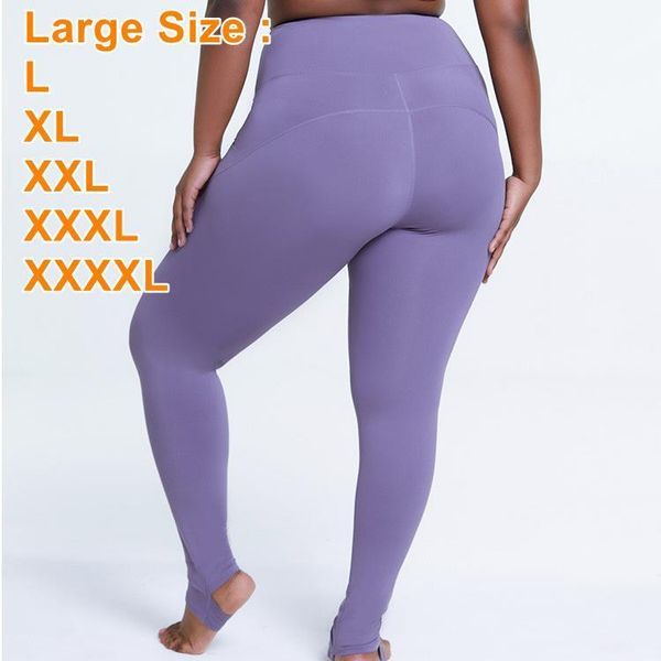

yoga outfit women leggings gym seamless pants large plus size sports trousers stretchy high waist athletic exercise fitness 2021