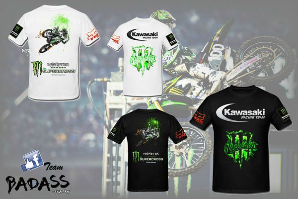 

mens t-shirt super cross moto 2, White;black