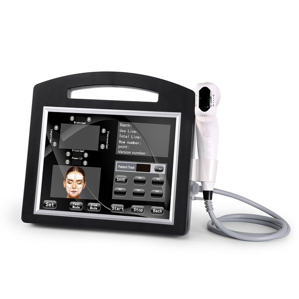 

professional multi-functional beauty equipment high intensity focused ultrasound hifu machine body face lifting wrinkle removal and skin tig, Black;white