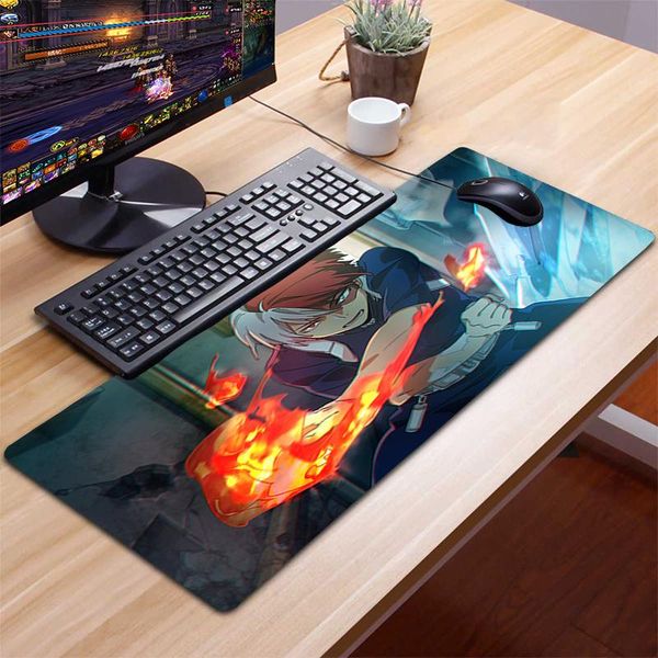 

mouse pads & wrist rests large xxl mousepad gamer gaming pad computer accessories keyboard lappadmouse desk mat so todoroki