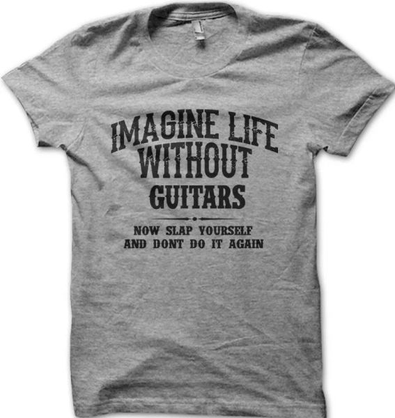 

les paul orange inspired guitar cotton t-shirt fn9269, White;black