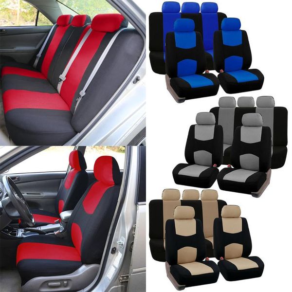 

seat cushions 10pcs red front rear universal car covers auto vehicles accessories