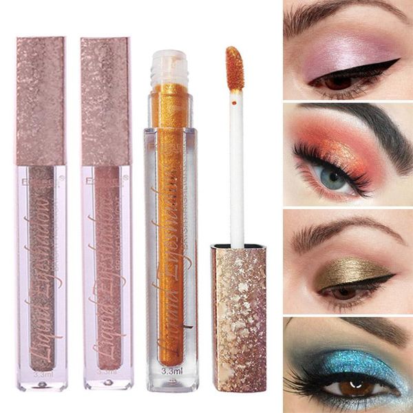 

liquid eyeshadow glitter waterproof long lasting makeup shiny eyeliner eye shadow cosmetics fre-drop