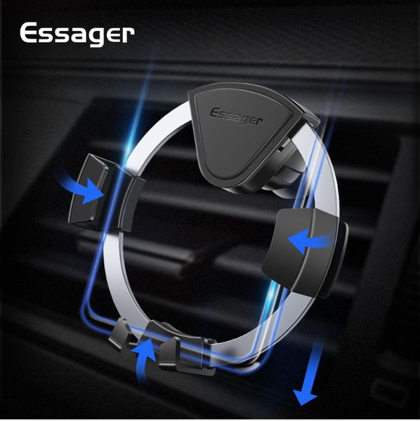

essager gravity car phone holder for s10 s9 in air vent mount mobile stand cell mounts & holders