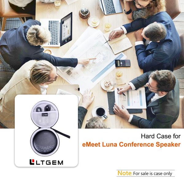 

duffel bags ltgem waterproof eva hard case for emeet conference speaker