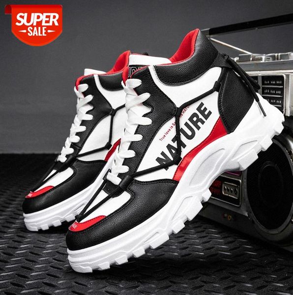 

men's shoes high-korean sports casual ins thick-soled old #h759