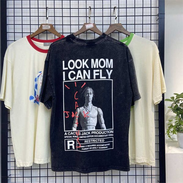 

men's t-shirts astro short sleeve summer loose jackboy vintage electric rap casual youth t-shirt, White;black