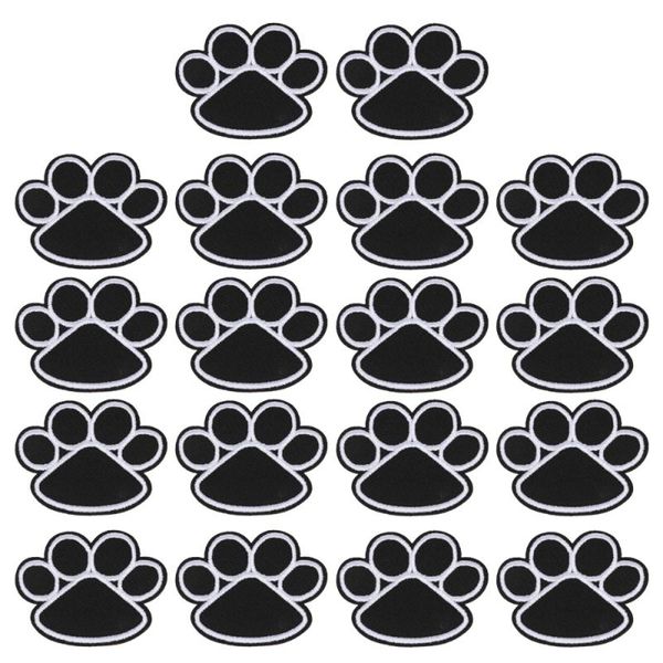 

20pcs embroidery dog patches sewing cloth stickers garment accessories gift wrap
