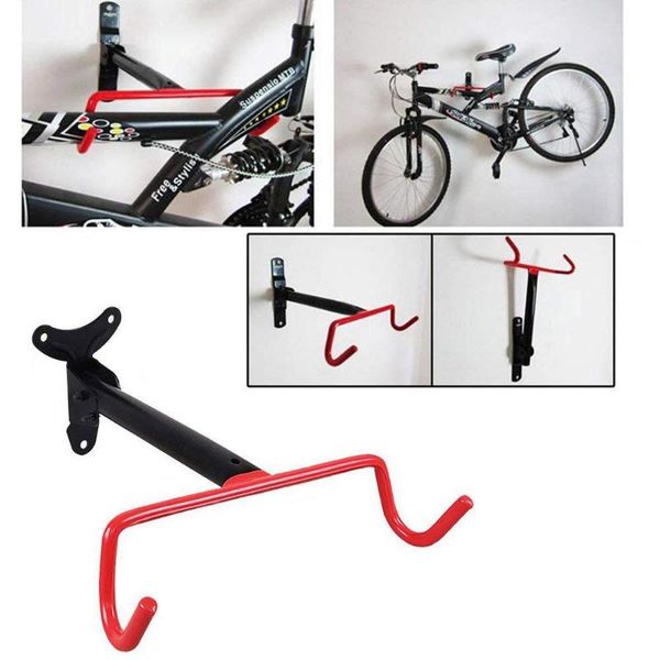 

car & truck racks fold down bicycle storage rack wall mounted bike hanger hook solid steel hanging heavy duty