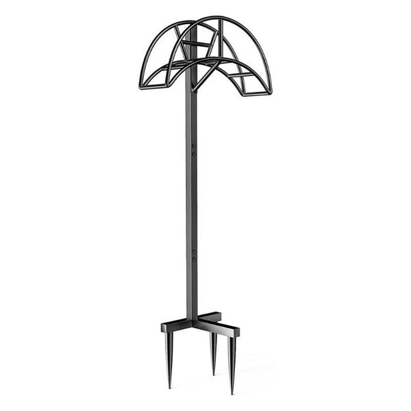 

hooks & rails 37cm standing water pipe holder garden hose metal watering organizer storage brackets