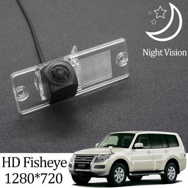 

car rear view cameras& parking sensors owtosin hd 1280*720 fisheye camera for mitsubishi pajero/montero/shogun 2006-2014 reverse accessories