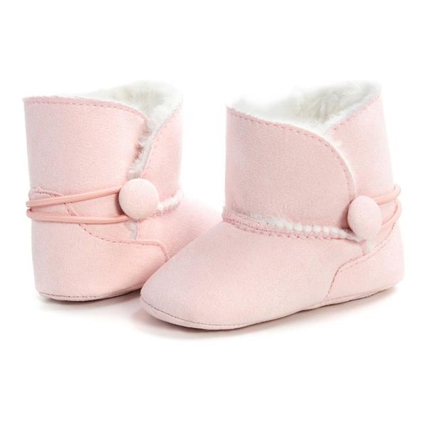 

first walkers toddler warm boots baby girls boys 2022 soft sole booties for 0-18m