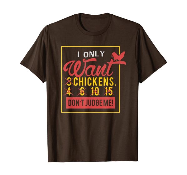 

i only want chickens don't judge me - for chicken farmers, White;black