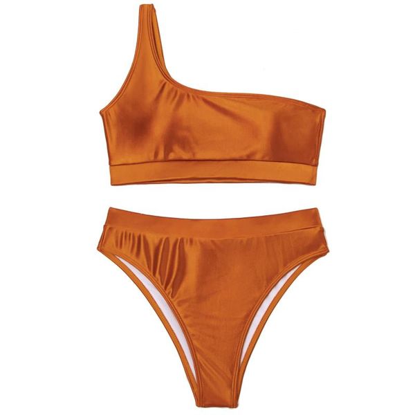 

women's swimwear 2021 women high waist bikini swimsuit female bandeau thong brazilian biquini set bathing suit bather, White;black