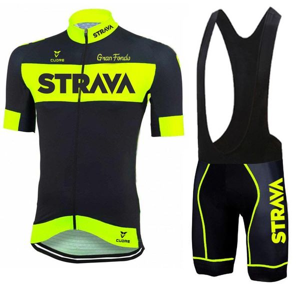 

racing sets strava cycling set jersey summer anti-uv mtb men's bike bicycle suit pro team uniform clothes, Black;blue