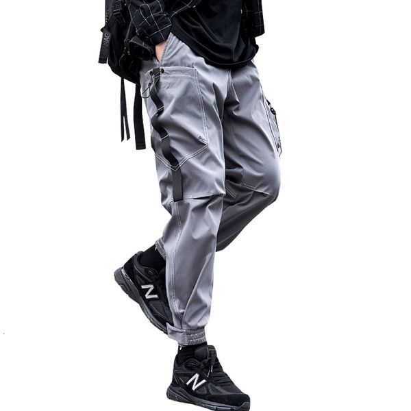 

men's pants streetwear cargo harem hip hop casual male track joggers trousers harajuku men 0qhg, Black