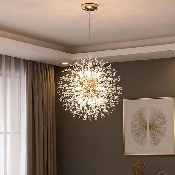

european style modern chandelier simple living room dining bedroom creative decoration crystal lighting pendant lamps