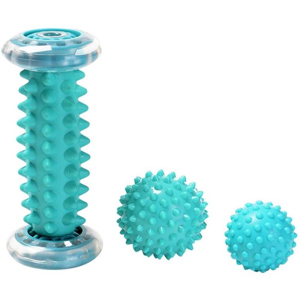 

3pcs healthcare relax muscle fitness spiky hand training physiotherapy gym portable massage ball set accessories